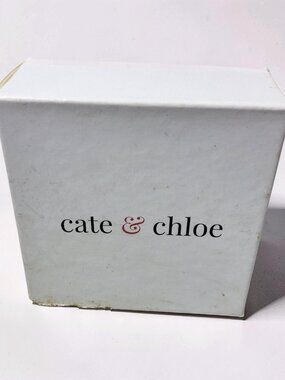 Cate & Cloe Mallery 18kt Gold Iridescent Swarovski Chrystal Post Earrings